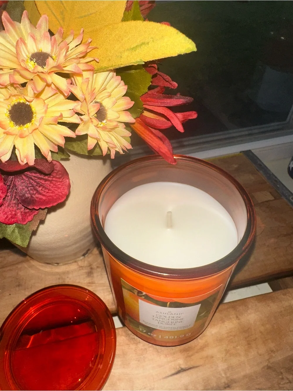 Golden Tangerine Summer Scented Jar Candle by Ashland